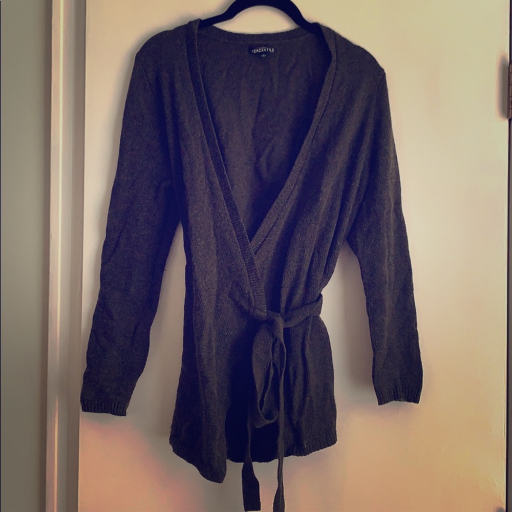 J. Crew wrap sweater